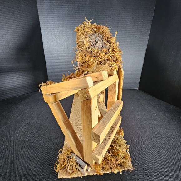 Vintage Fontanini For Roman Inc Wedding Creche Nativity Wood 16 Inch - Picture 4 of 11